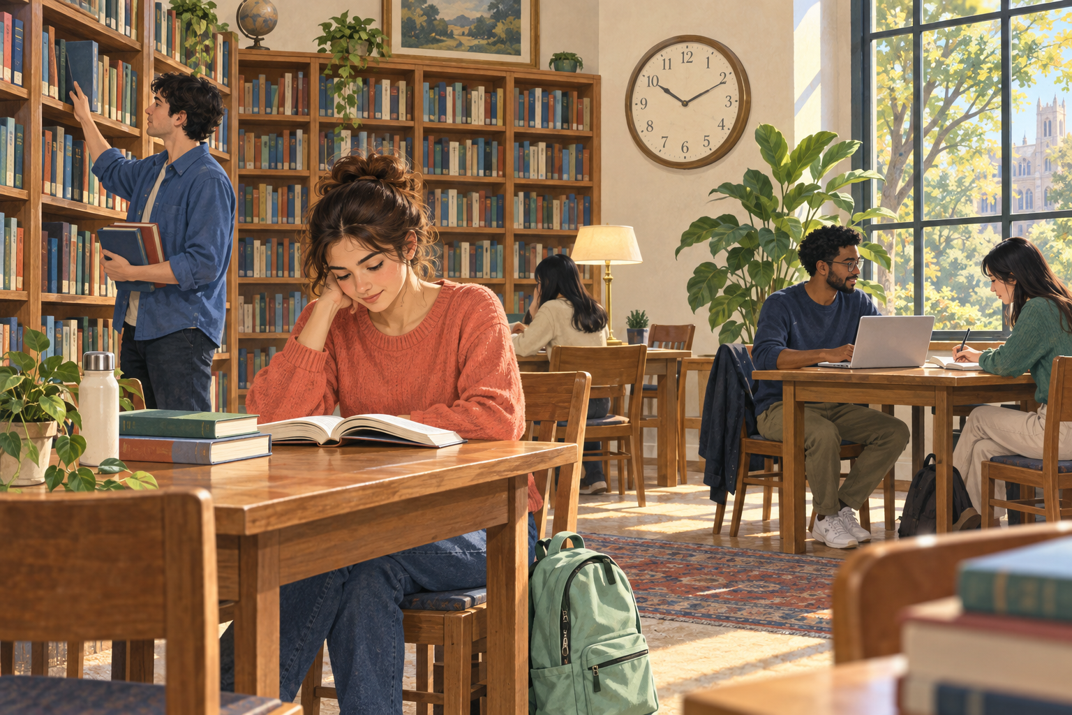 La salle de lecture